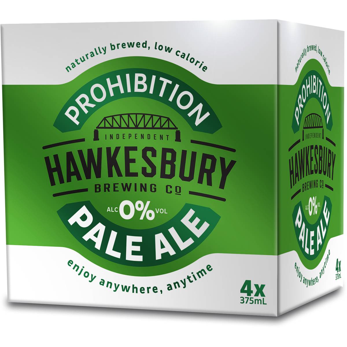 Hawkesbury Brewing Prohibition Pale Ale 0% Alcohol Cans 4x375ml