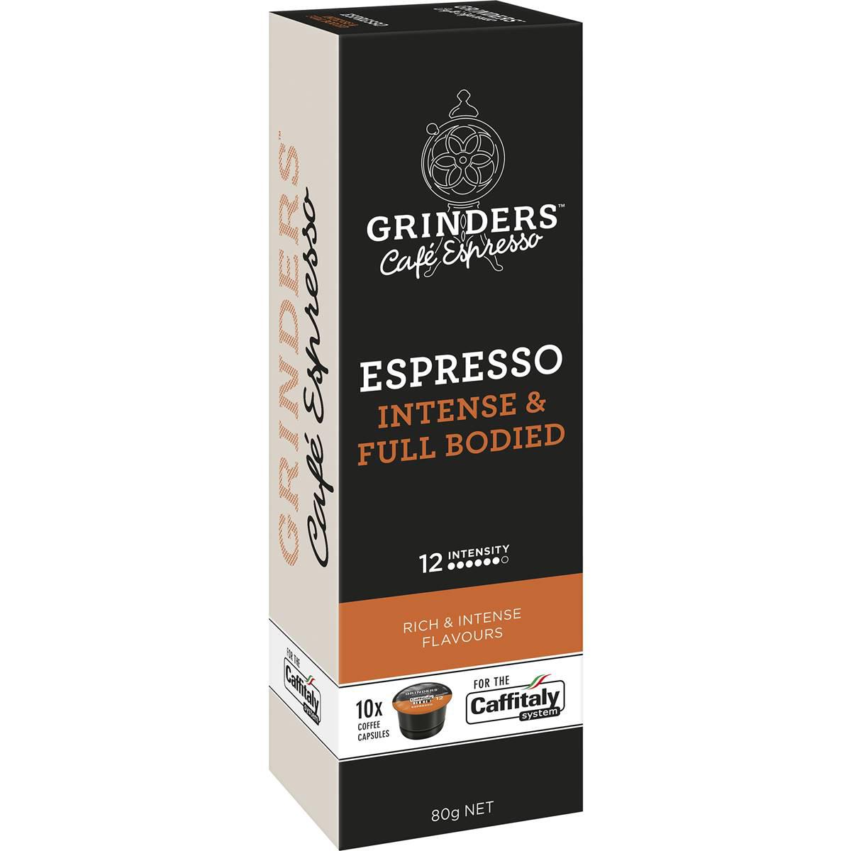 Grinders Coffee Capsules Espresso Caffitaly System 10 Pack