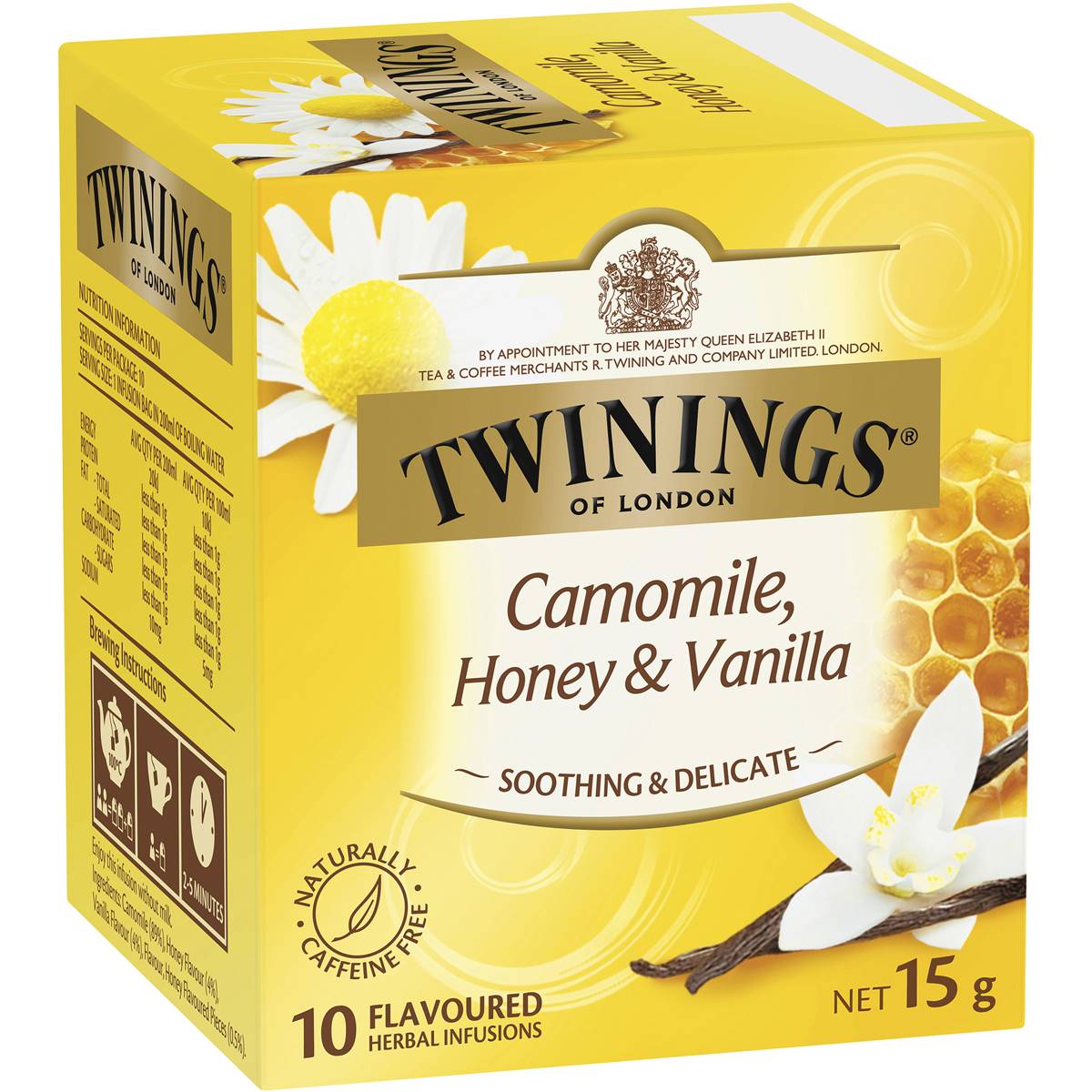 Twinings Camomile Honey & Vanilla Tea Bags 10 Pack