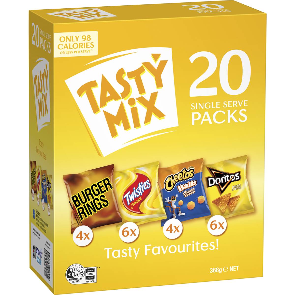 Smith's Tasty Mix Variety Snack 20x18.4g