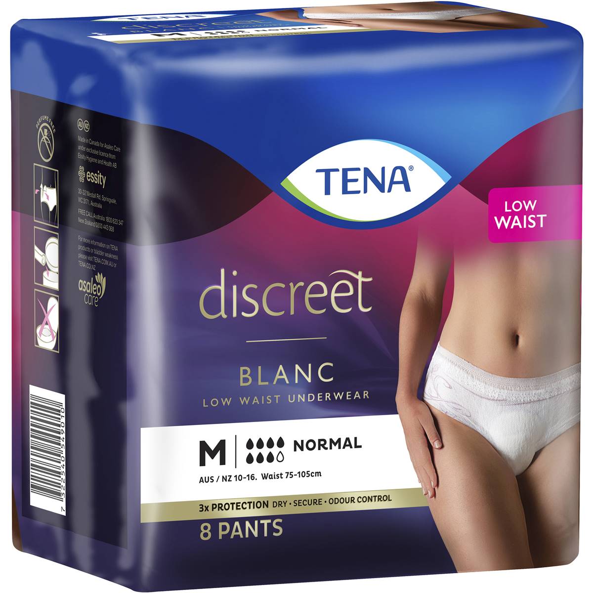 Tena Pants For Women Medium 8 Pack