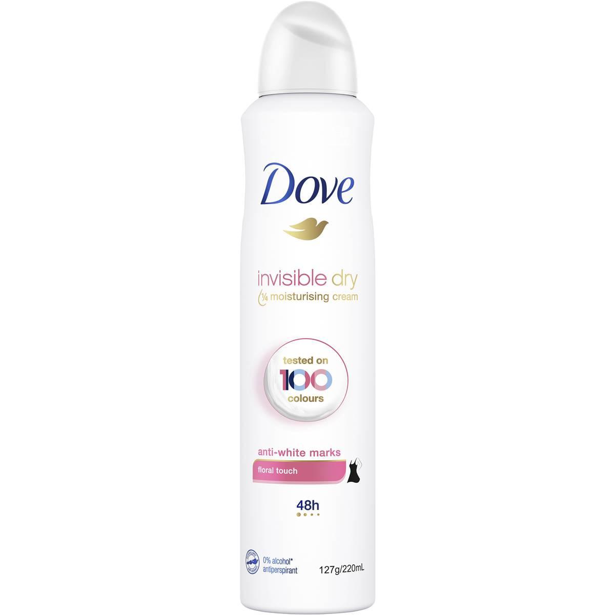 Dove Invisible Dry Dry Floral Touch Antiperspirant Aerosol 220ml