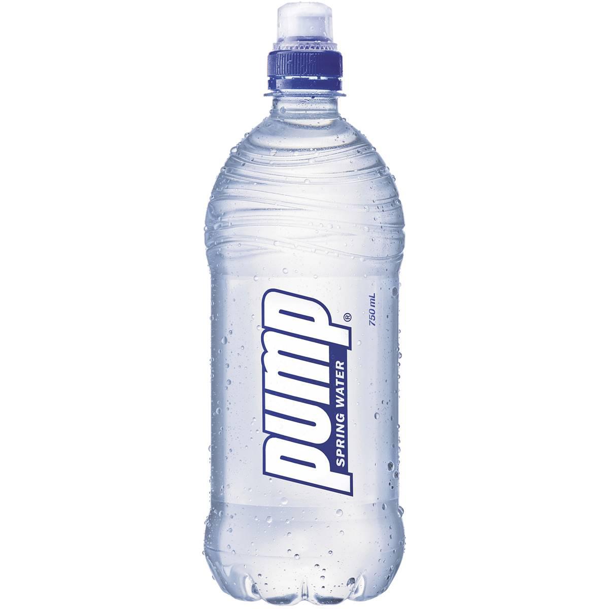 Pump Spring Water Bottle 750ml