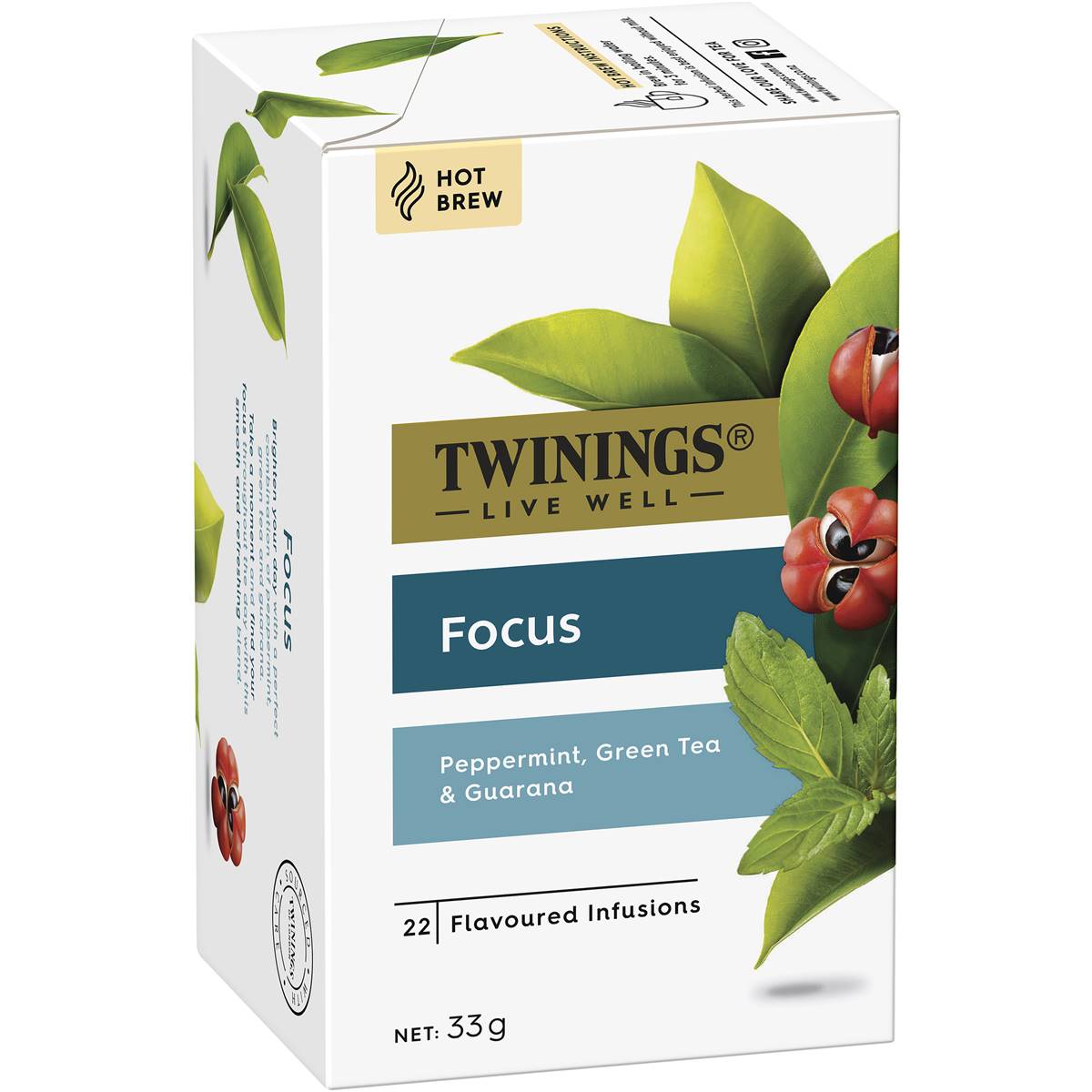 Twinings Live Well Focus Tea Bags 22 Pack