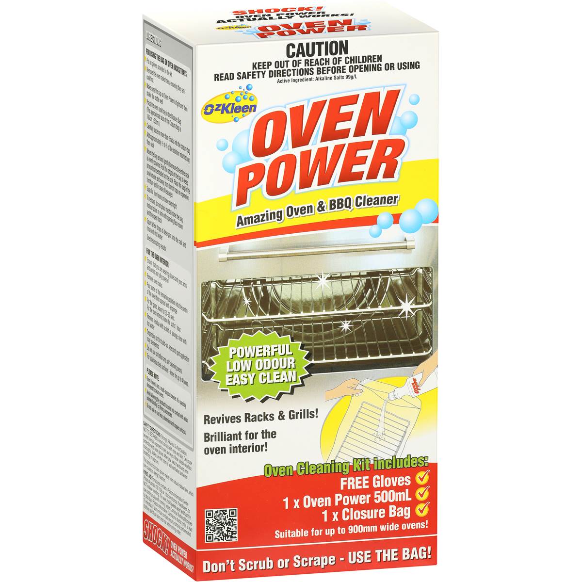 Ozkleen Oven Cleaner Power Kit 1 Pack