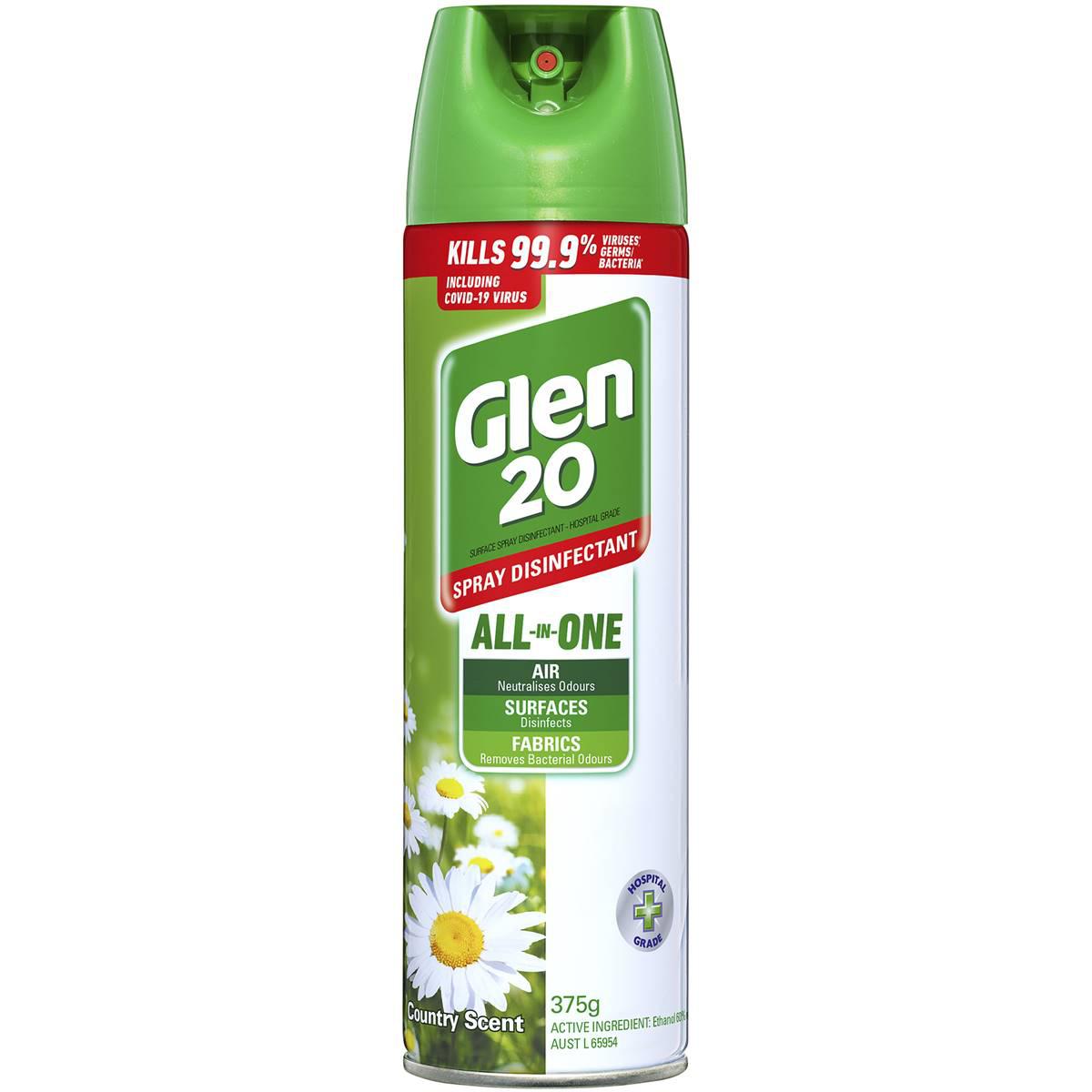 Glen 20 Disinfectant Spray All-in-one Country Scent 375g