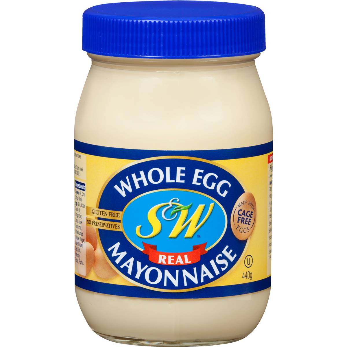 S&W Mayonnaise Whole Egg 440g