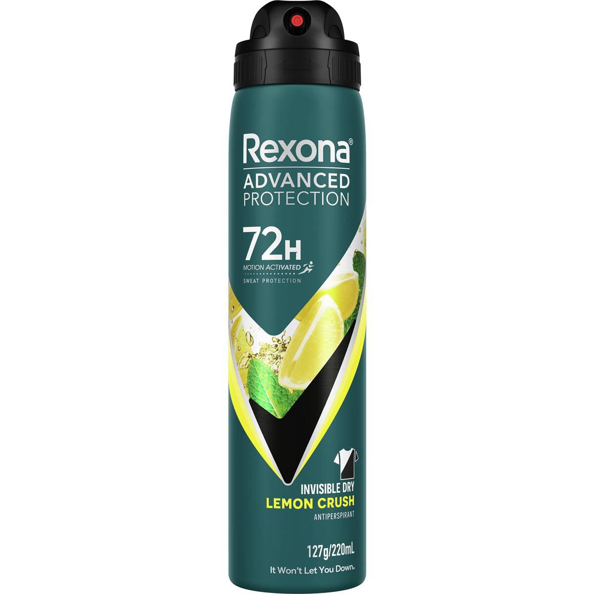 Rexona Men Advanced Protection Lemon Crush Antiperspirant 220ml