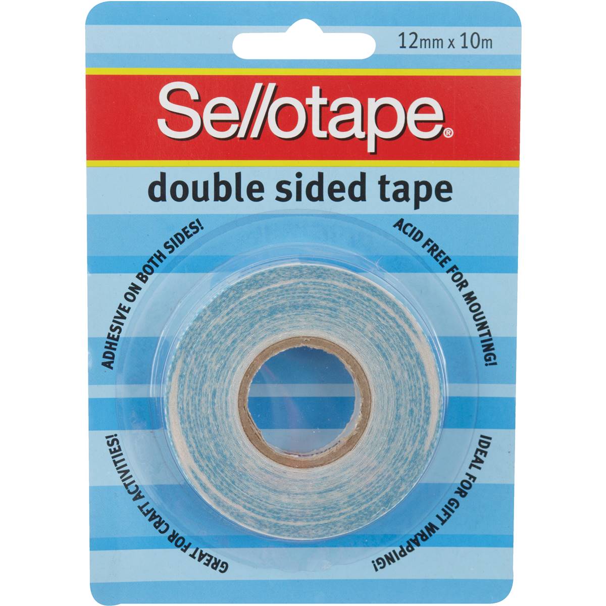Sellotape Tape Double Sided 12mmx10m 1 Pack
