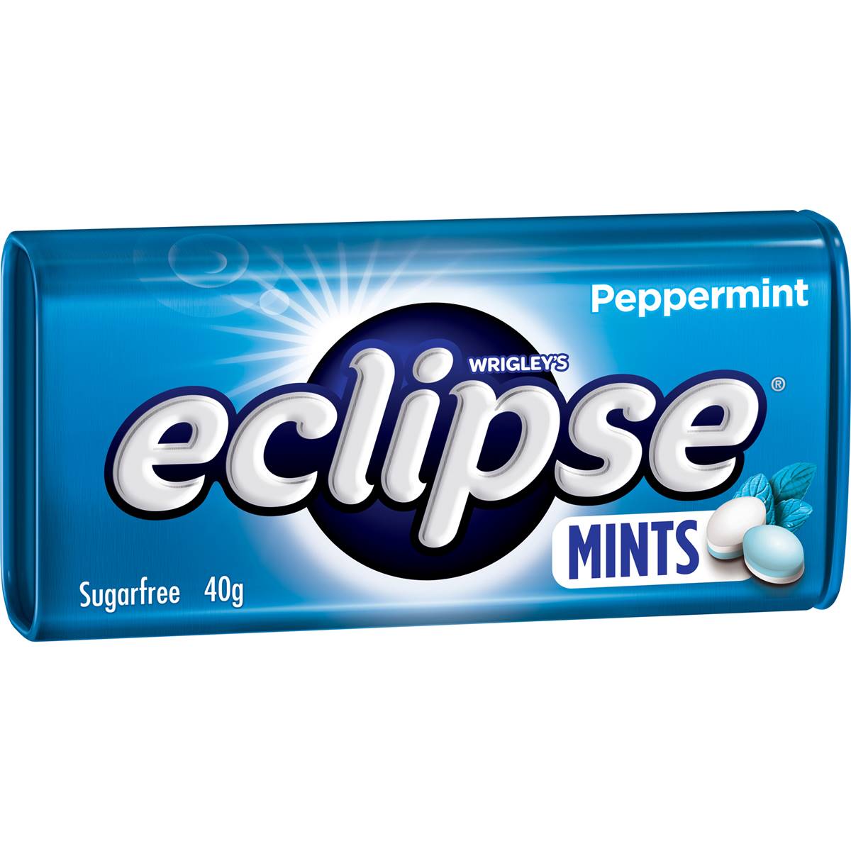 Eclipse Peppermint Sugar Free Mints Tin 40g