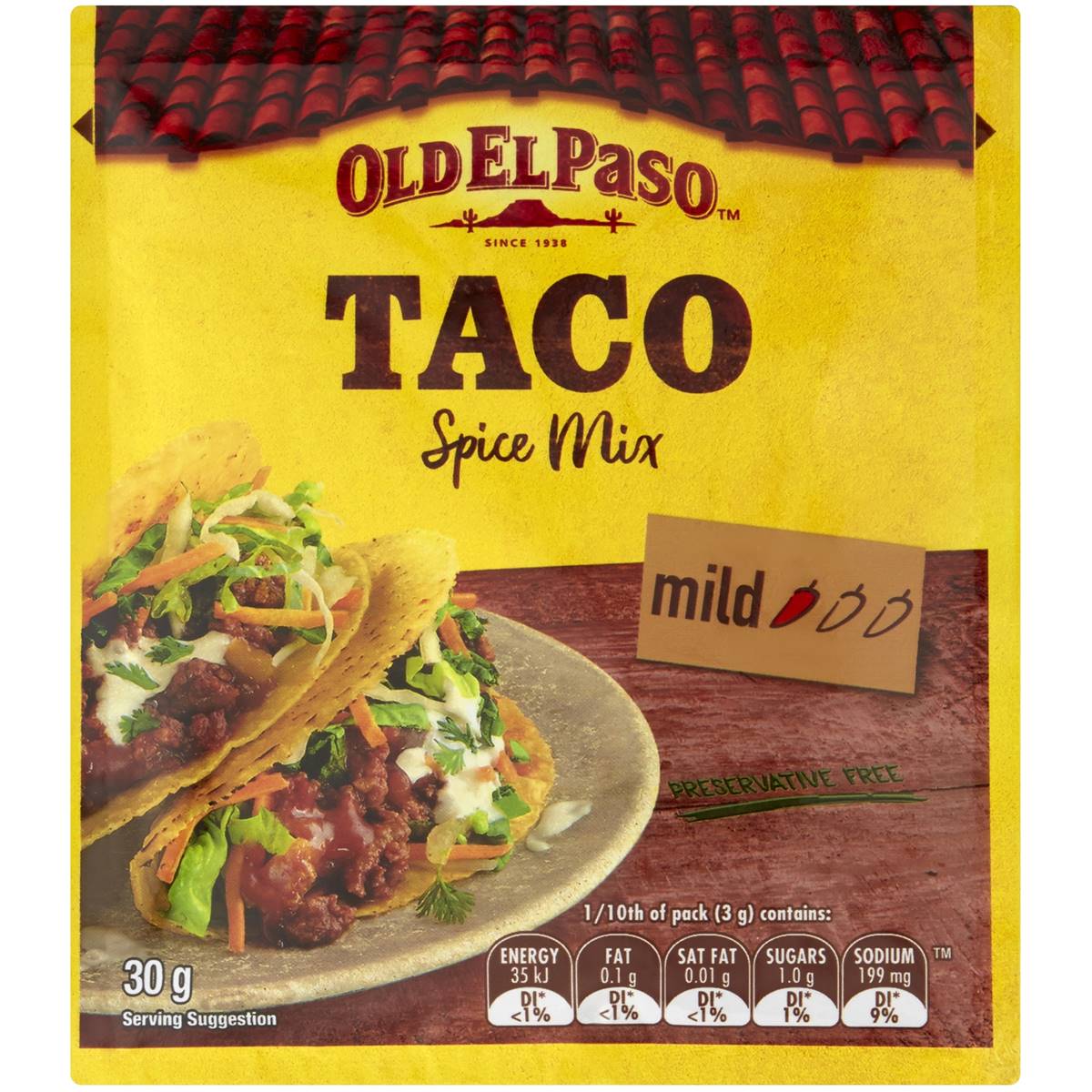 Old El Paso Taco Spice Mix Taco Spice Mix 30g