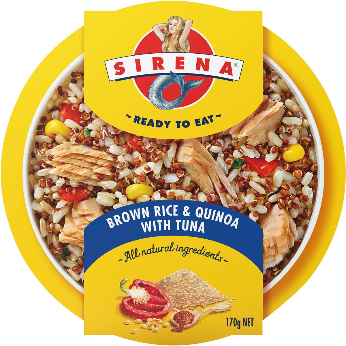 Sirena Brown Rice & Quinoa With Tuna 170g
