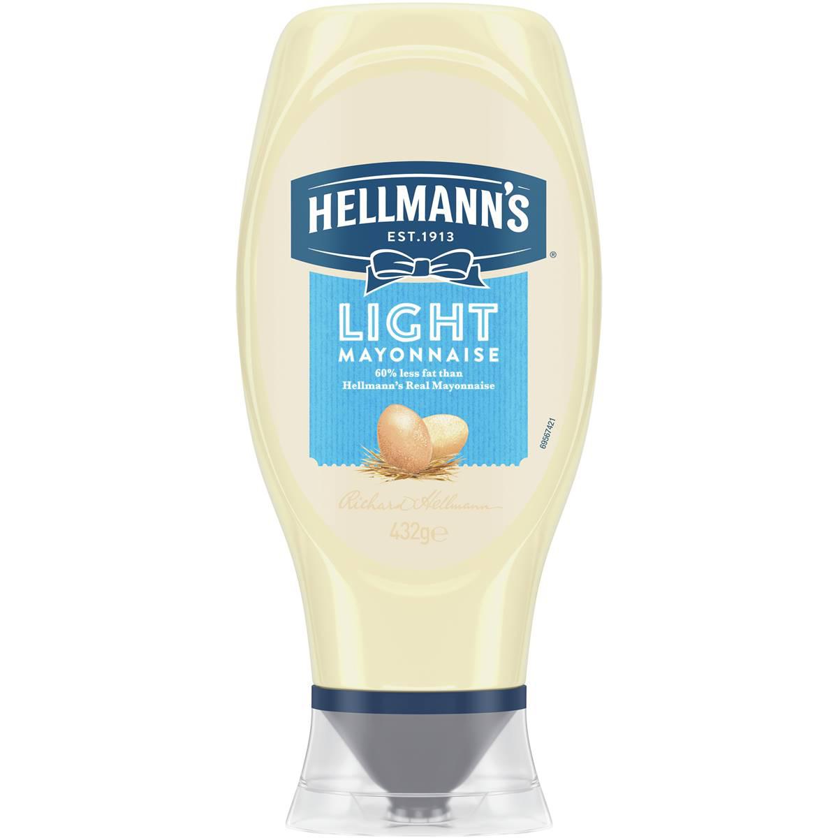 Hellmann's Light Mayo Squeeze Bottle 432g