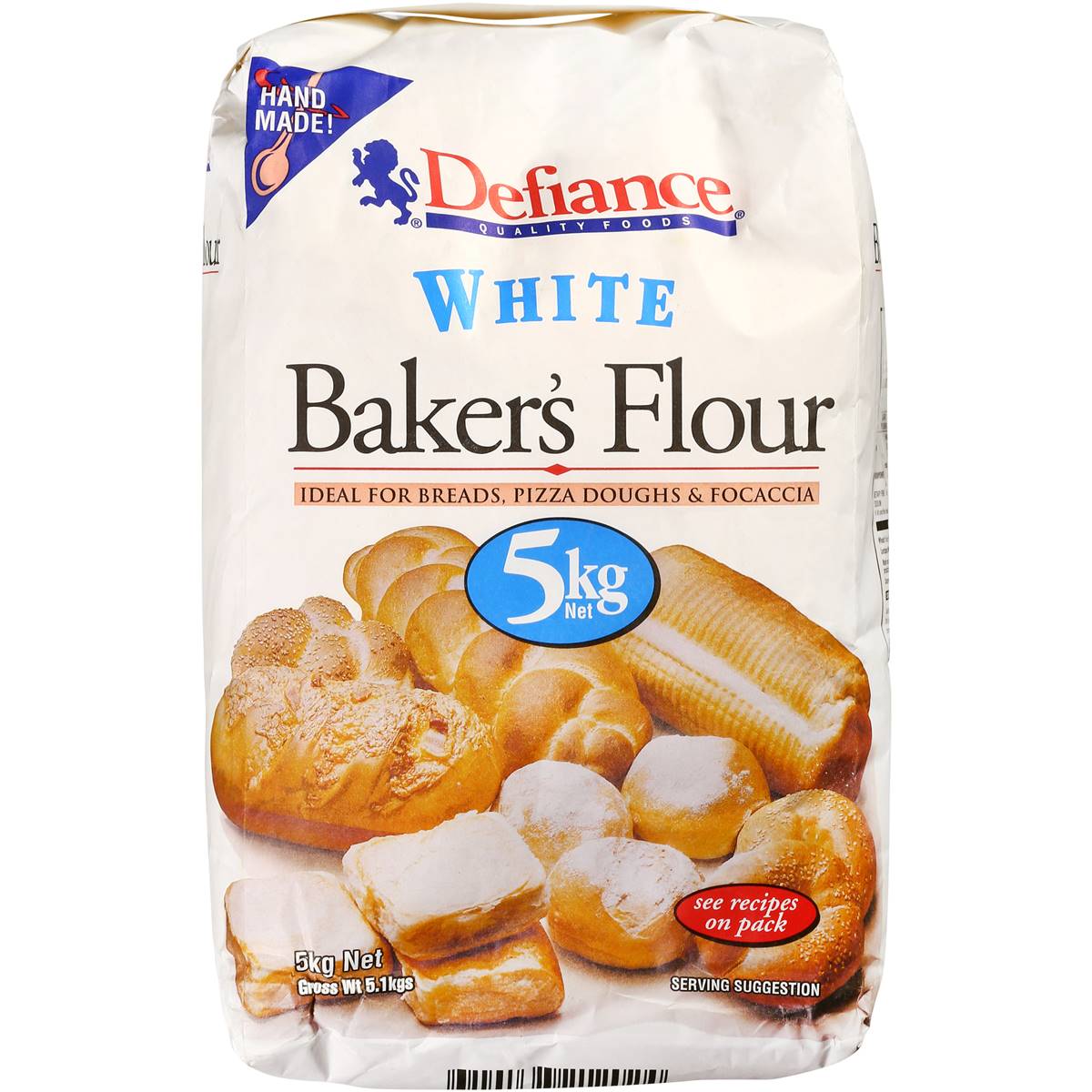 Defiance White Baker's Flour 5kg