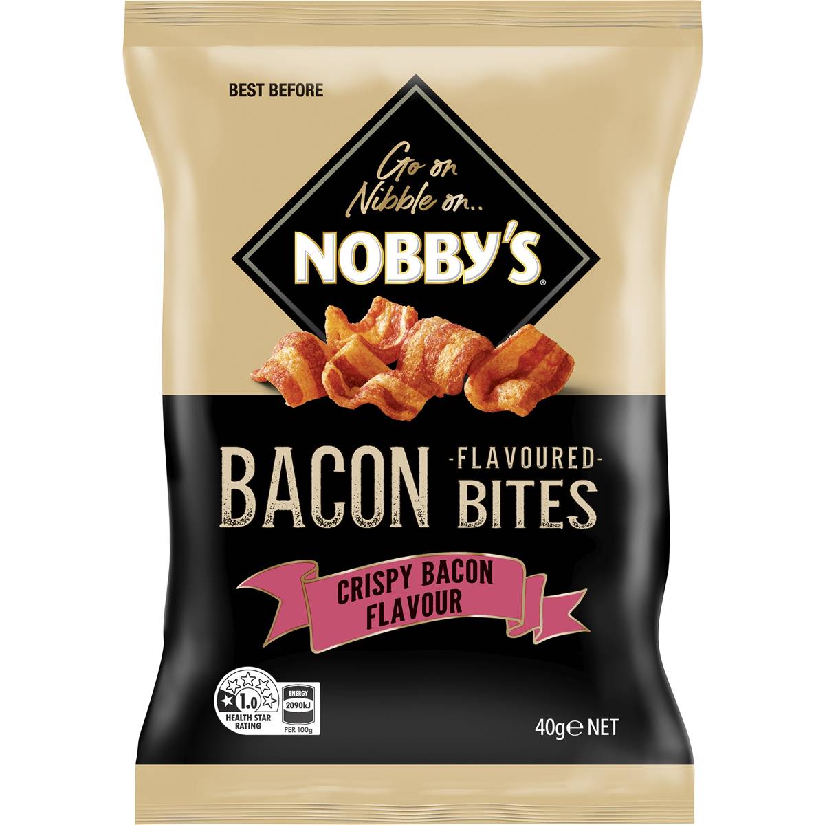 Nobby's Crispy Bacon Bite Snacks 40g