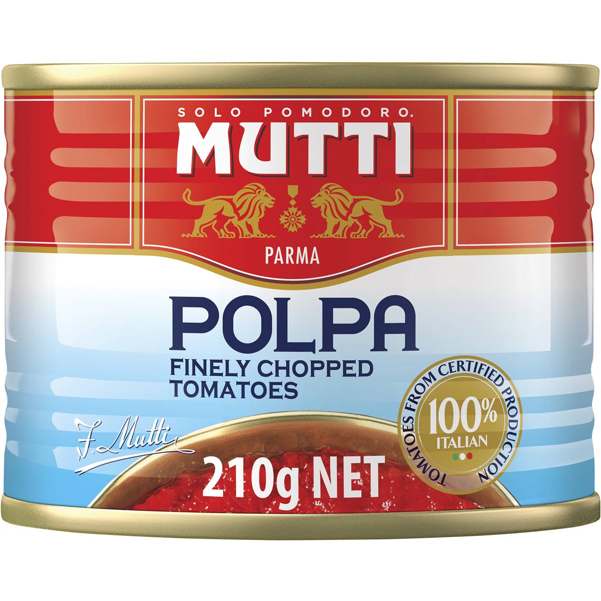 Mutti Polpa Chopped Tomato 210g