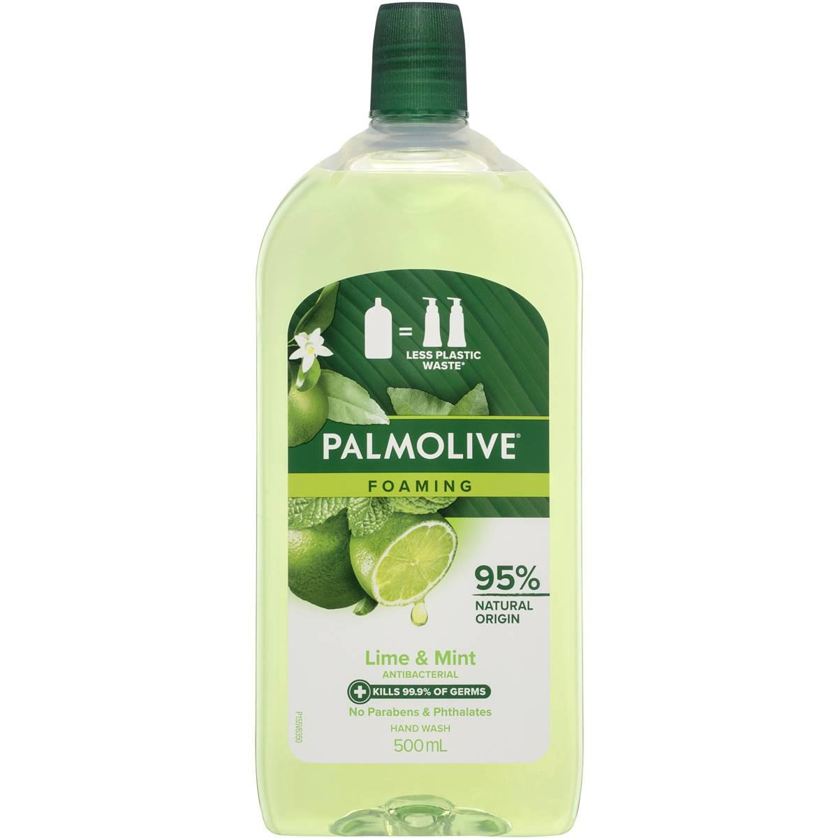 Palmolive Antibacterial Foaming Liquid Hand Wash Soap Refill Lime 500ml