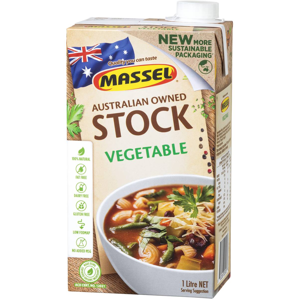 Massel Gourmet Liquid Stock Vegetable 1l