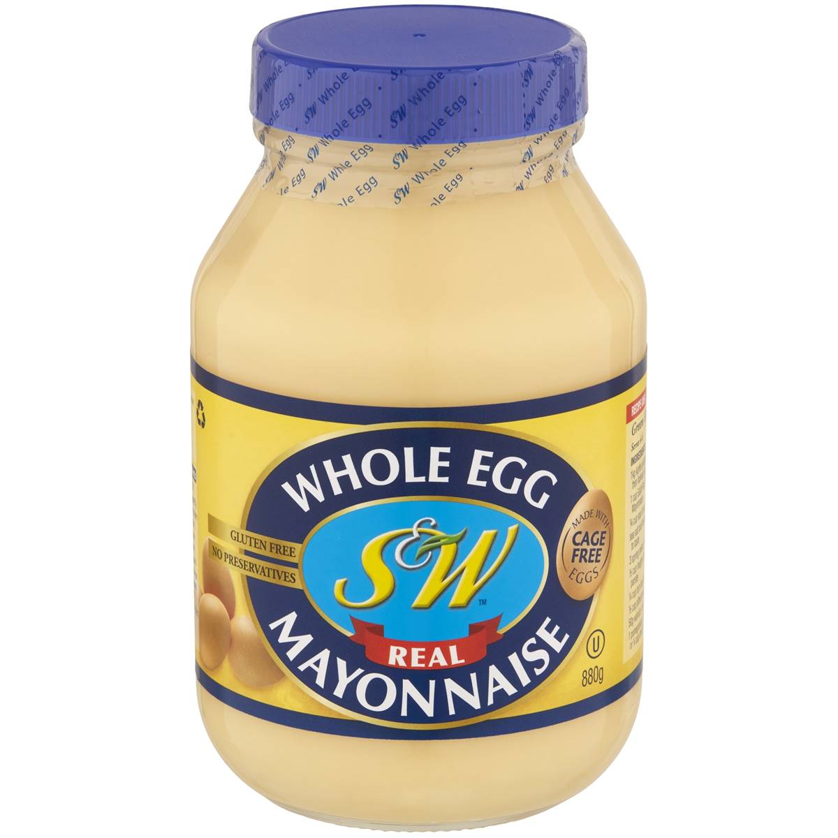 S&W Mayonnaise Whole Egg 880g