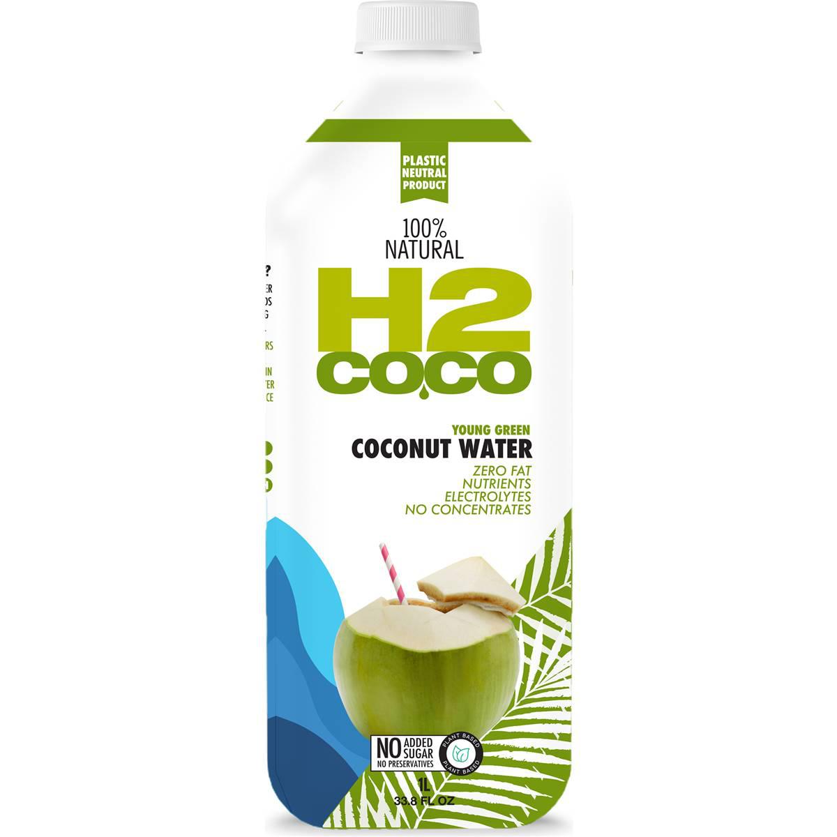 H2coco Pure Coconut Water 2l