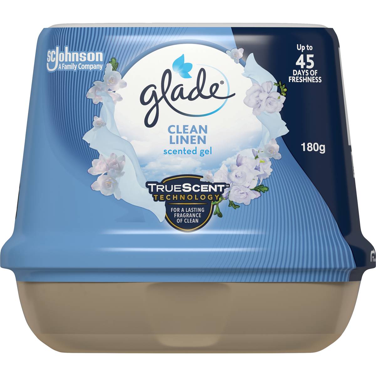 Glade Clean Linen Scented Gel Air Freshener 180g
