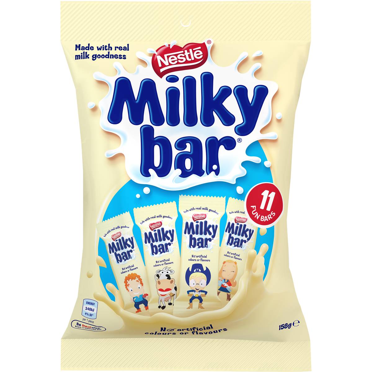 Nestle Milkybar 11 Piece Share Pack 11x14.3g