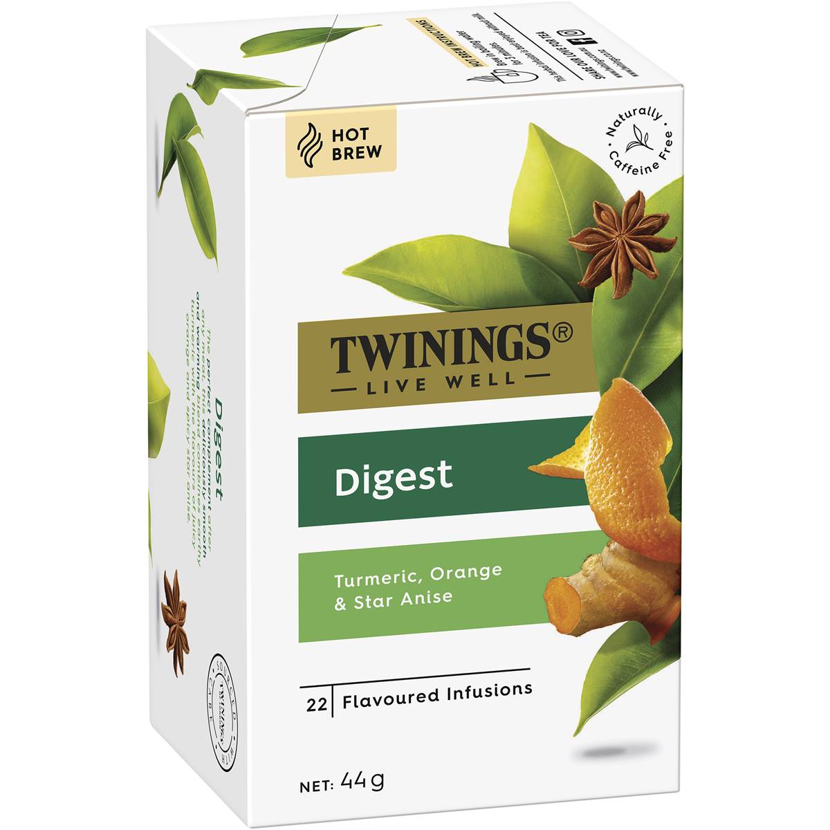 Twinings Live Well Digest Tea Bags 22 Pack