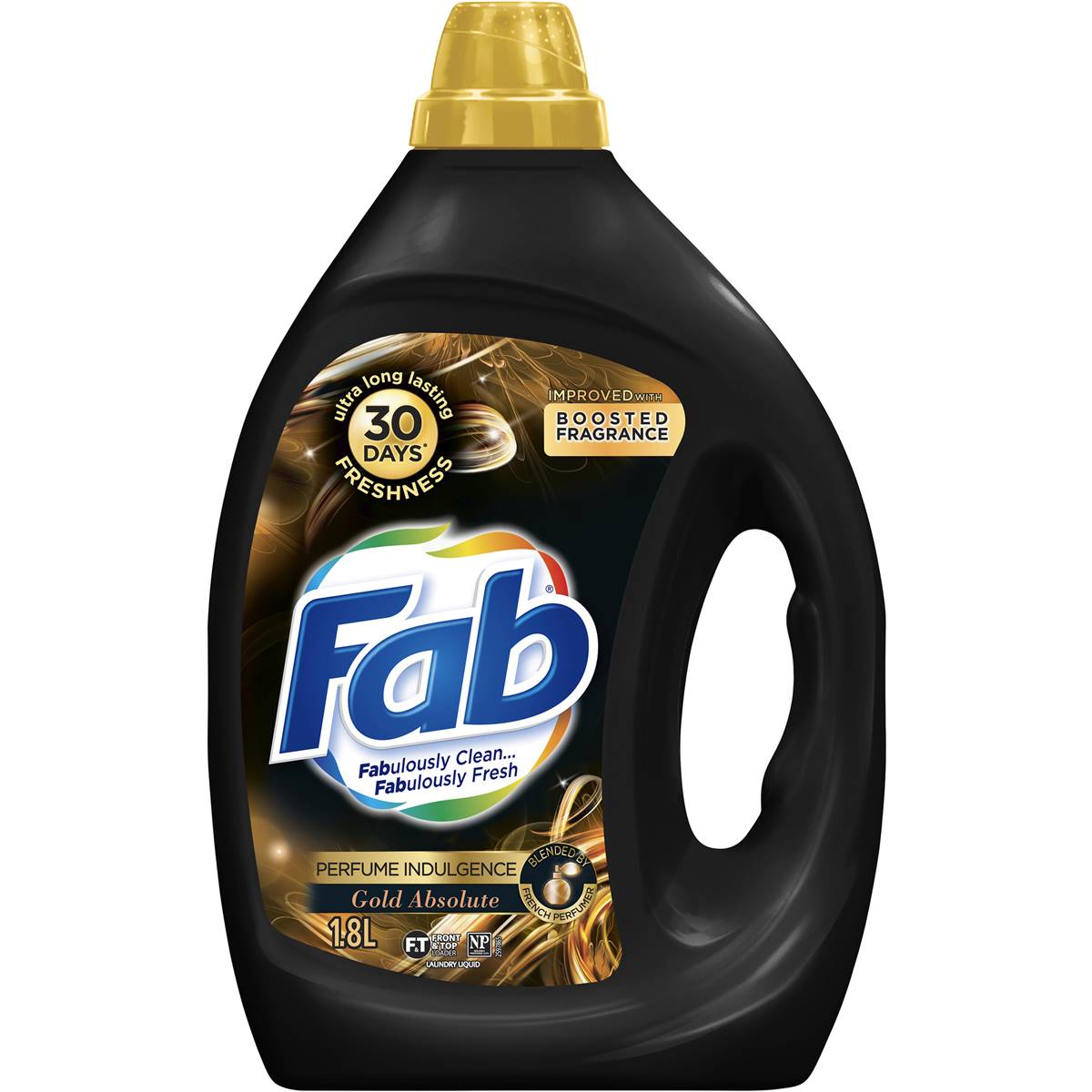 Fab Perfume Indulgence Gold Laundry Detergent Liquid 1.8l