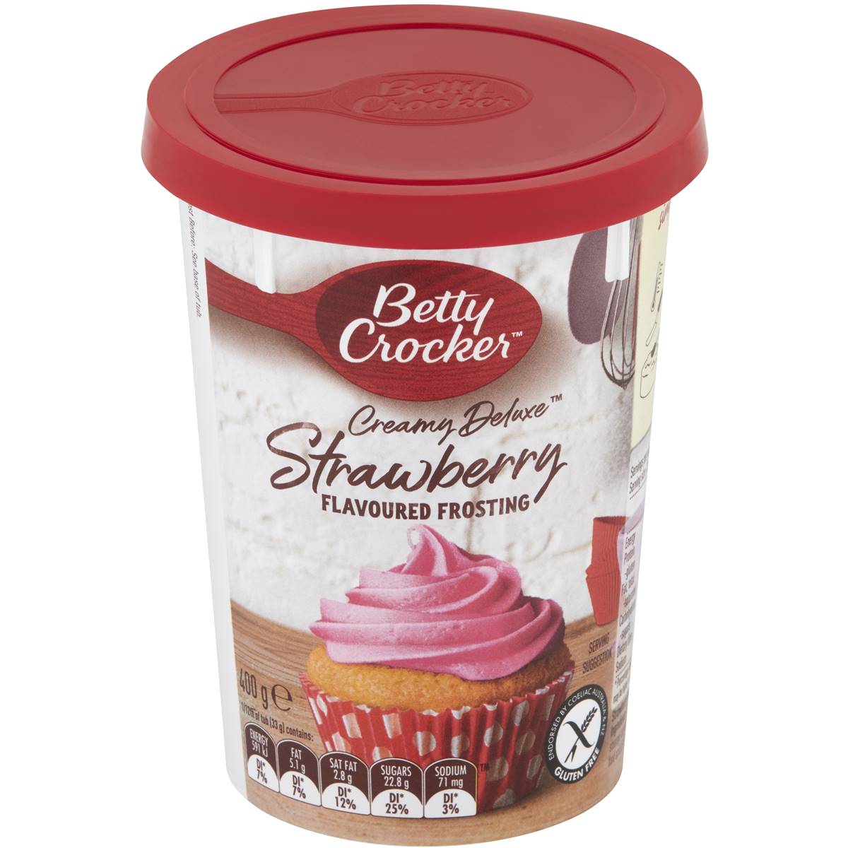 Betty Crocker Strawberry Gluten Free Frosting 400g