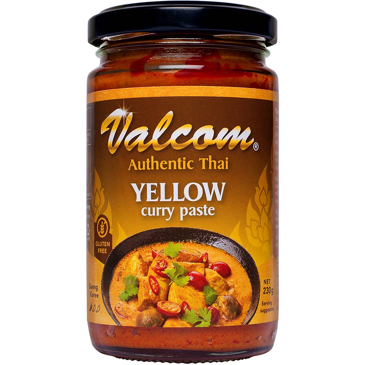 Valcom Paste Yellow Curry 230g