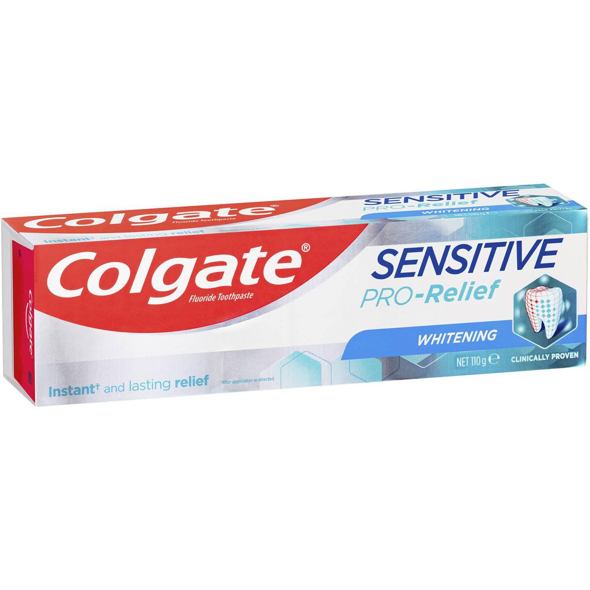 Colgate Sensitive Pro-relief Whitening Teeth Pain Toothpaste 110g