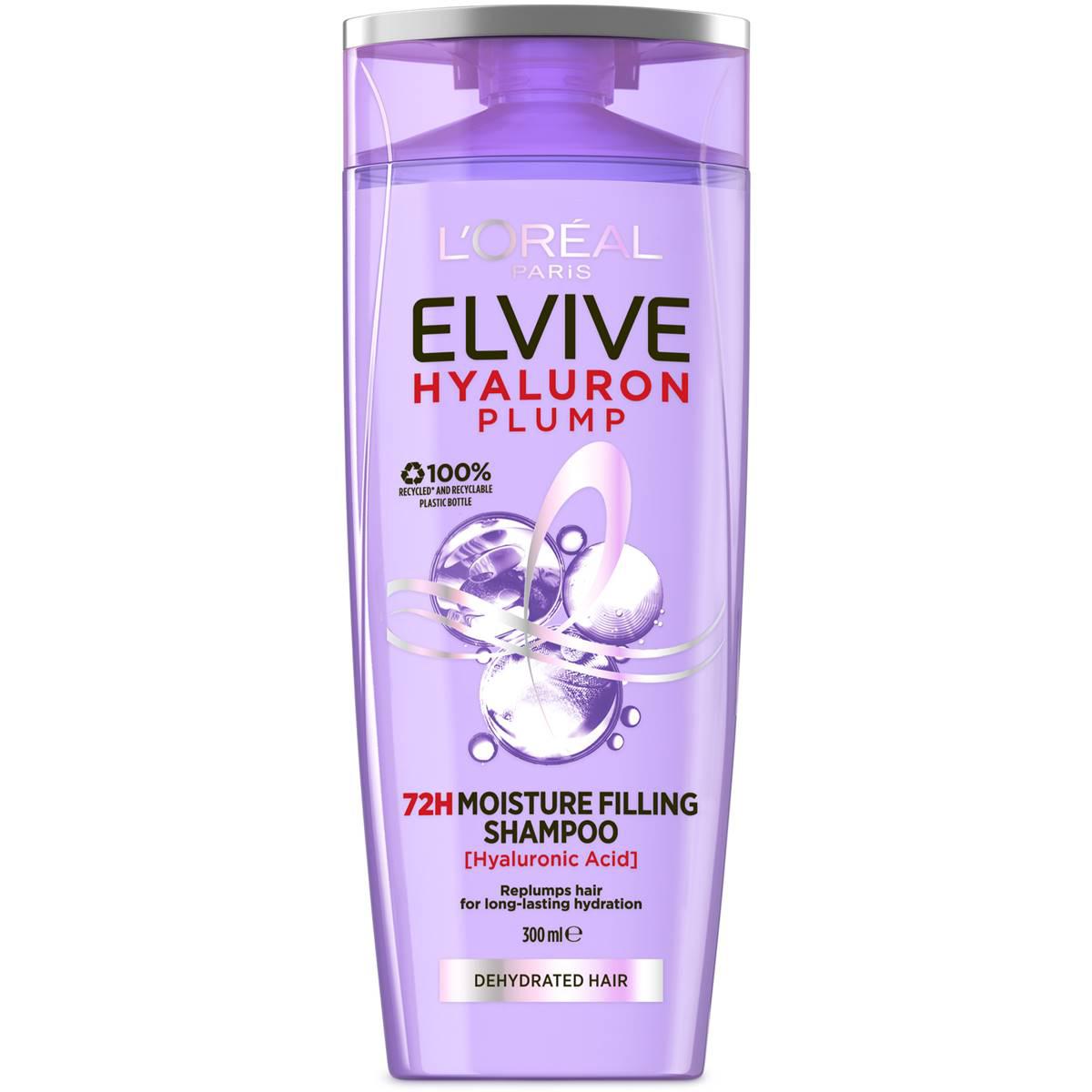 L'Oreal Elvive Hyaluron Plump Moisture Filling Shampoo 300ml