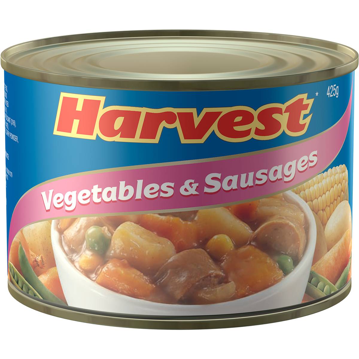 Harvest Sausages Vegetables 425g