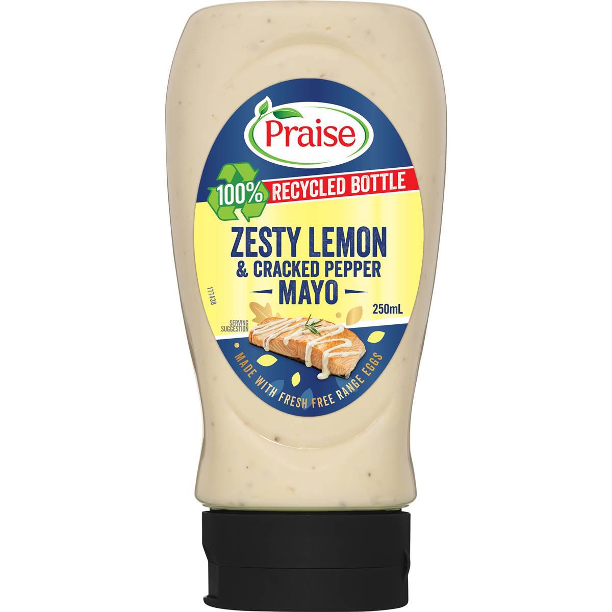 Praise Zesty Lemon & Cracked Pepper Mayo 250ml