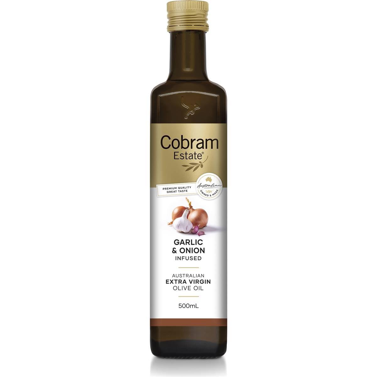 Cobram Estate Garlic & Onion Extra Virgin Olive Oil 500ml