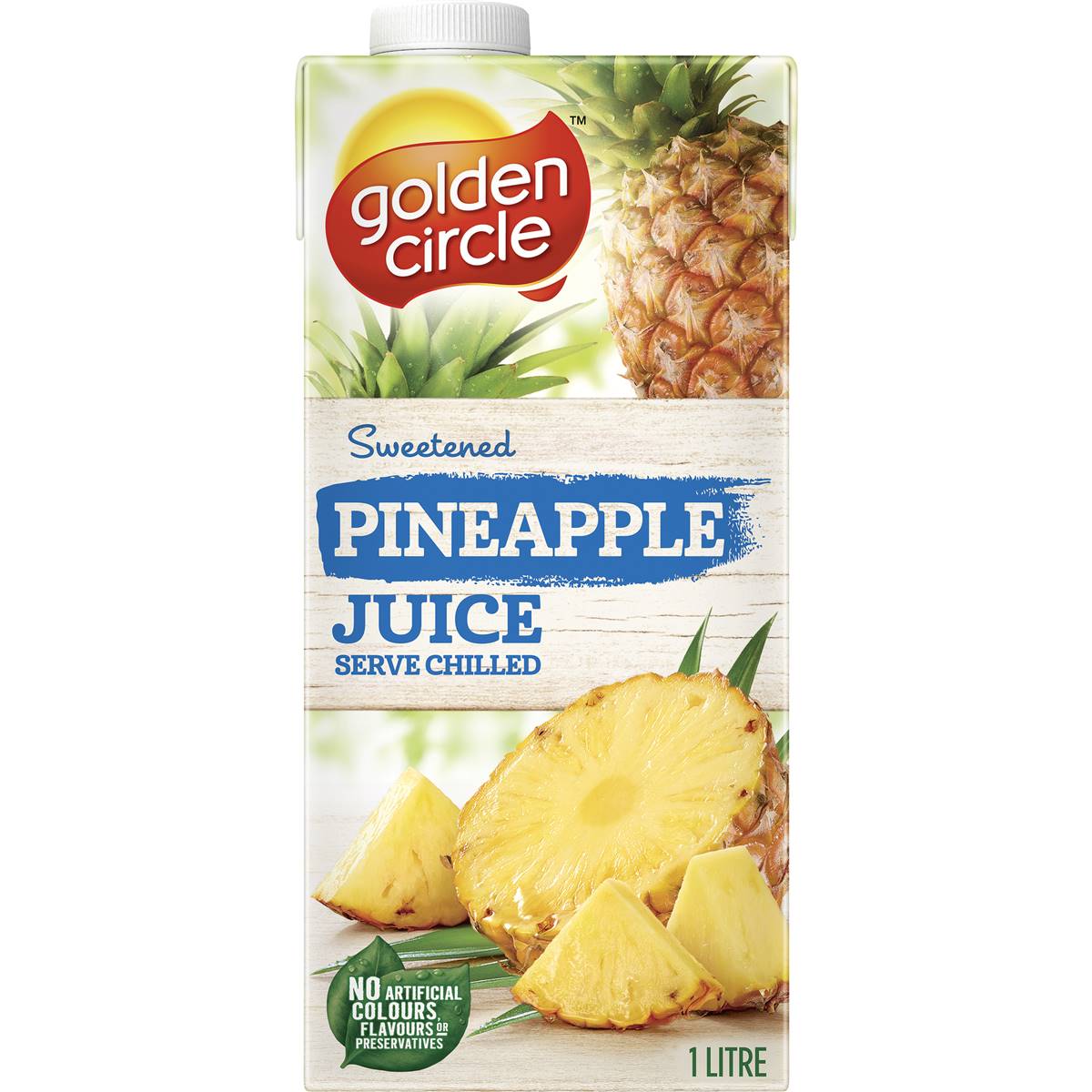 Golden Circle Pineapple Juice Sweetened Fruit Juice Pineapples 1l