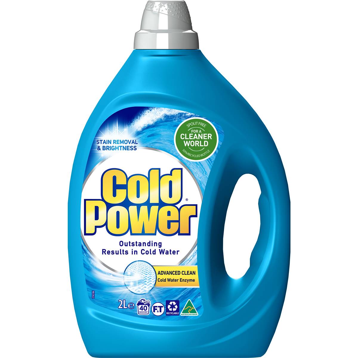 Cold Power Advanced Clean Laundry Detergent Liquid 2l