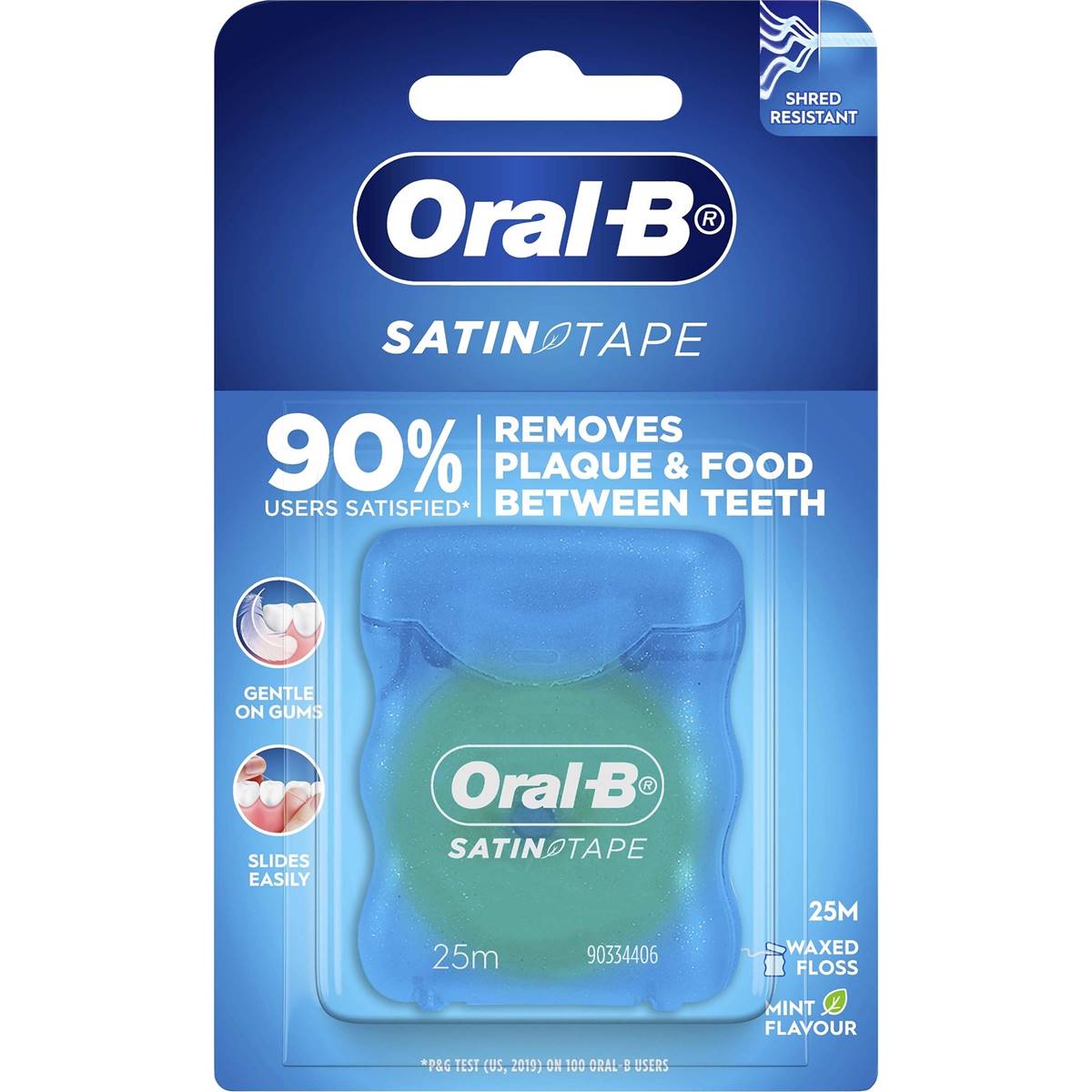Oral B Satin Tape Clean Dental Floss Mint 25m 1 Pack