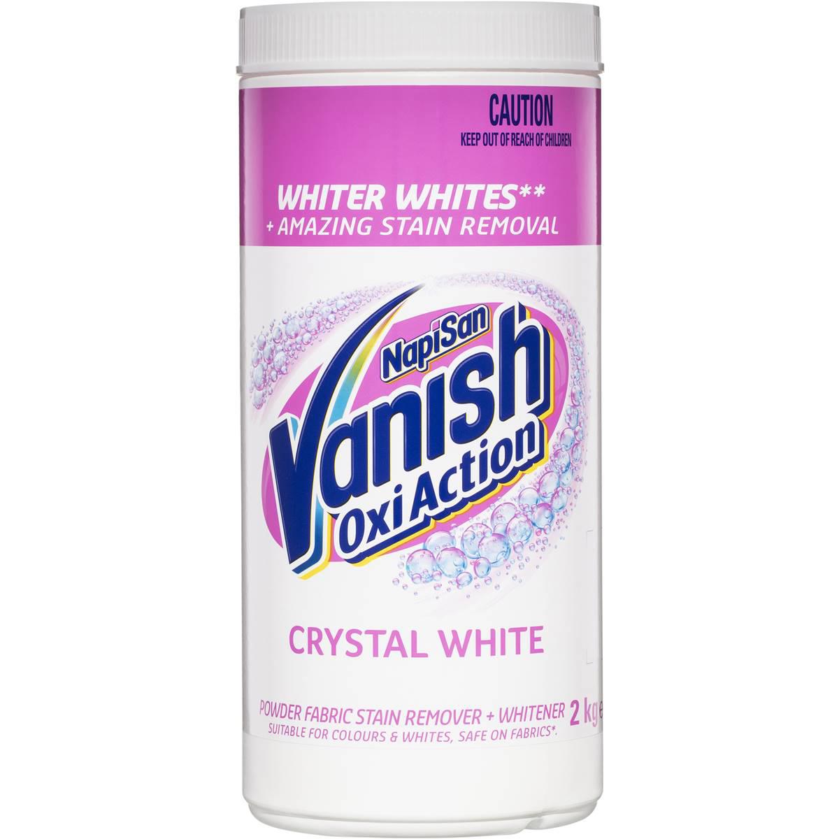 Vanish Napisan Crystal White Stain Remover Powder 2kg