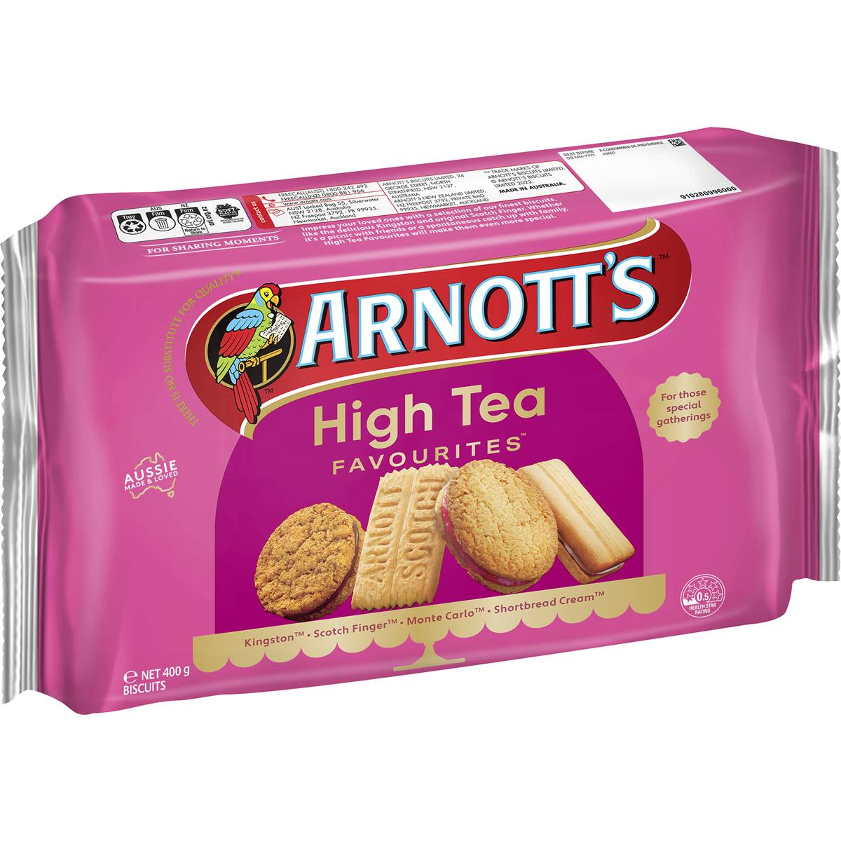 Arnott's High Tea Favourites Assorted Biscuits 400g
