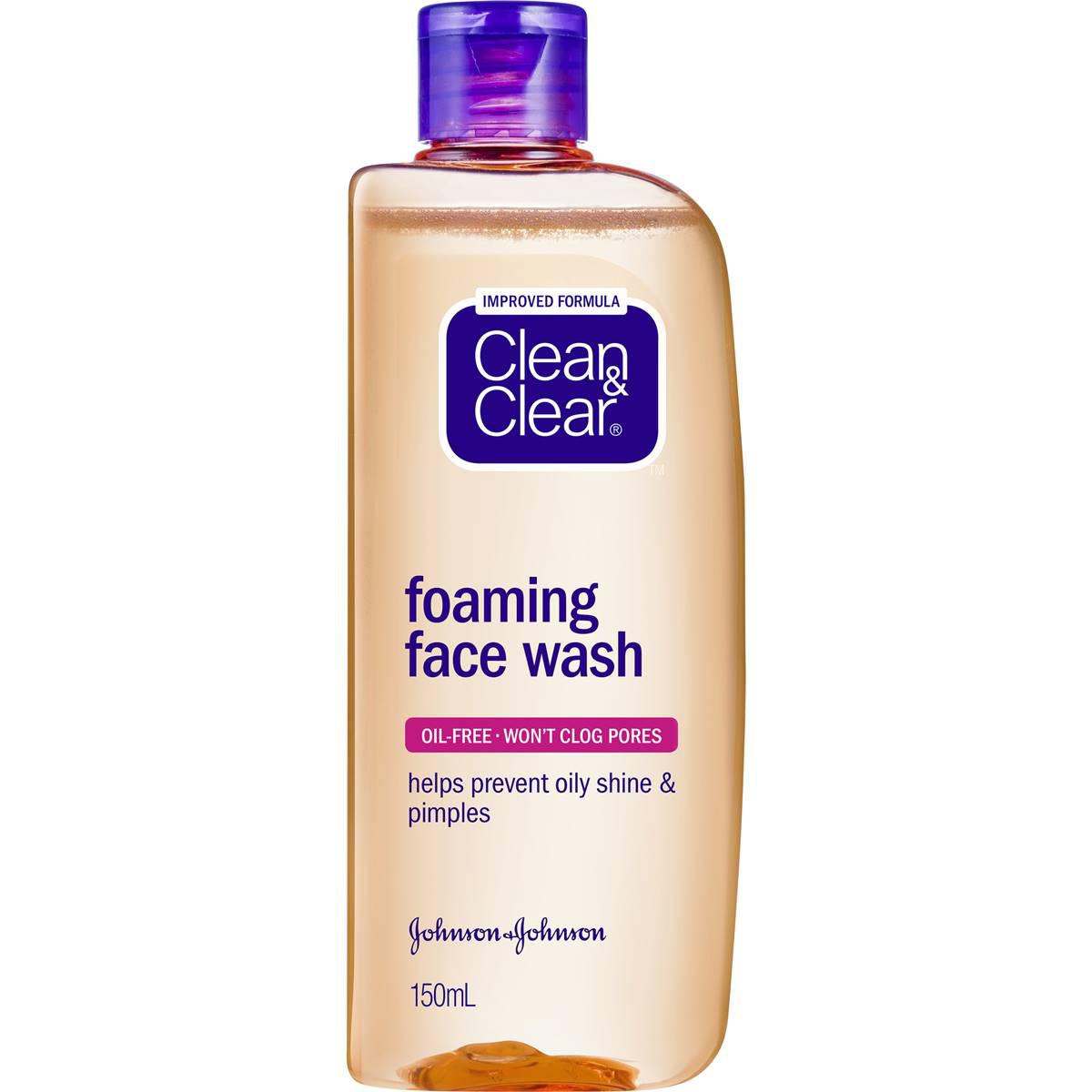 Johnson & Johnson Clean & Clear Foaming Face Wash 150ml