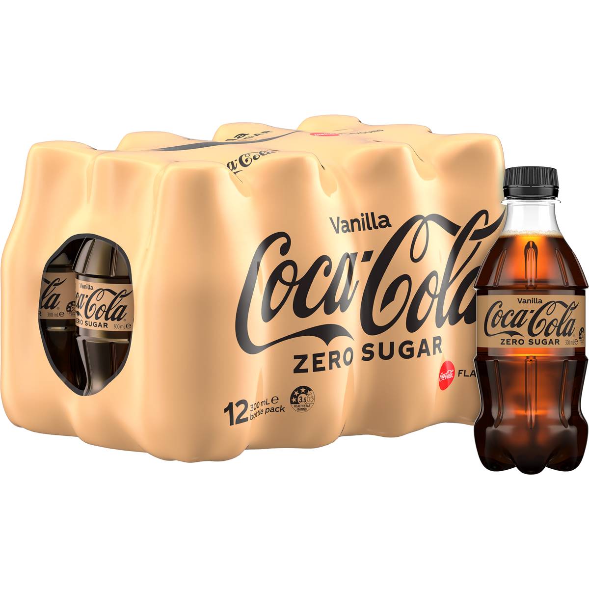 Coca-Cola Coca-Cola Vanilla Zero Sugar Mini Bottles 12x300ml