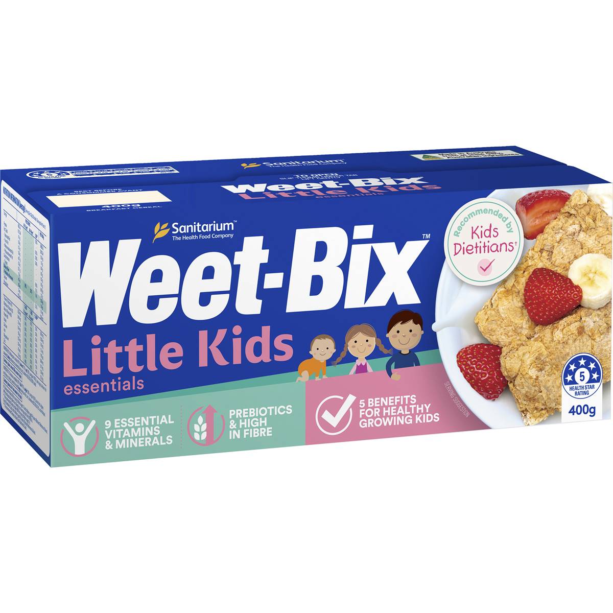 Weet-bix Little Kids Essentials Breakfast Cereal 400g