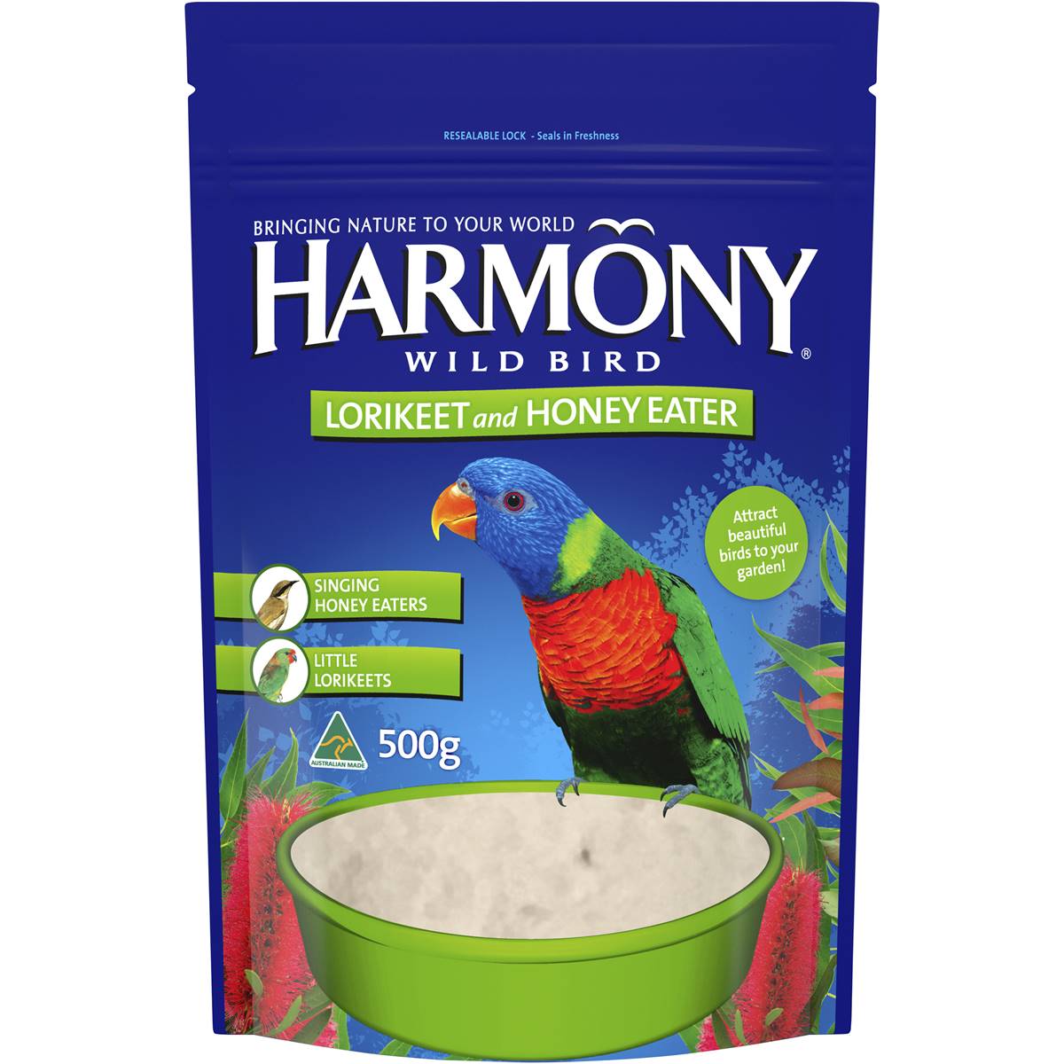 Harmony Bird Food Lorikeet & Honey Eater 500g
