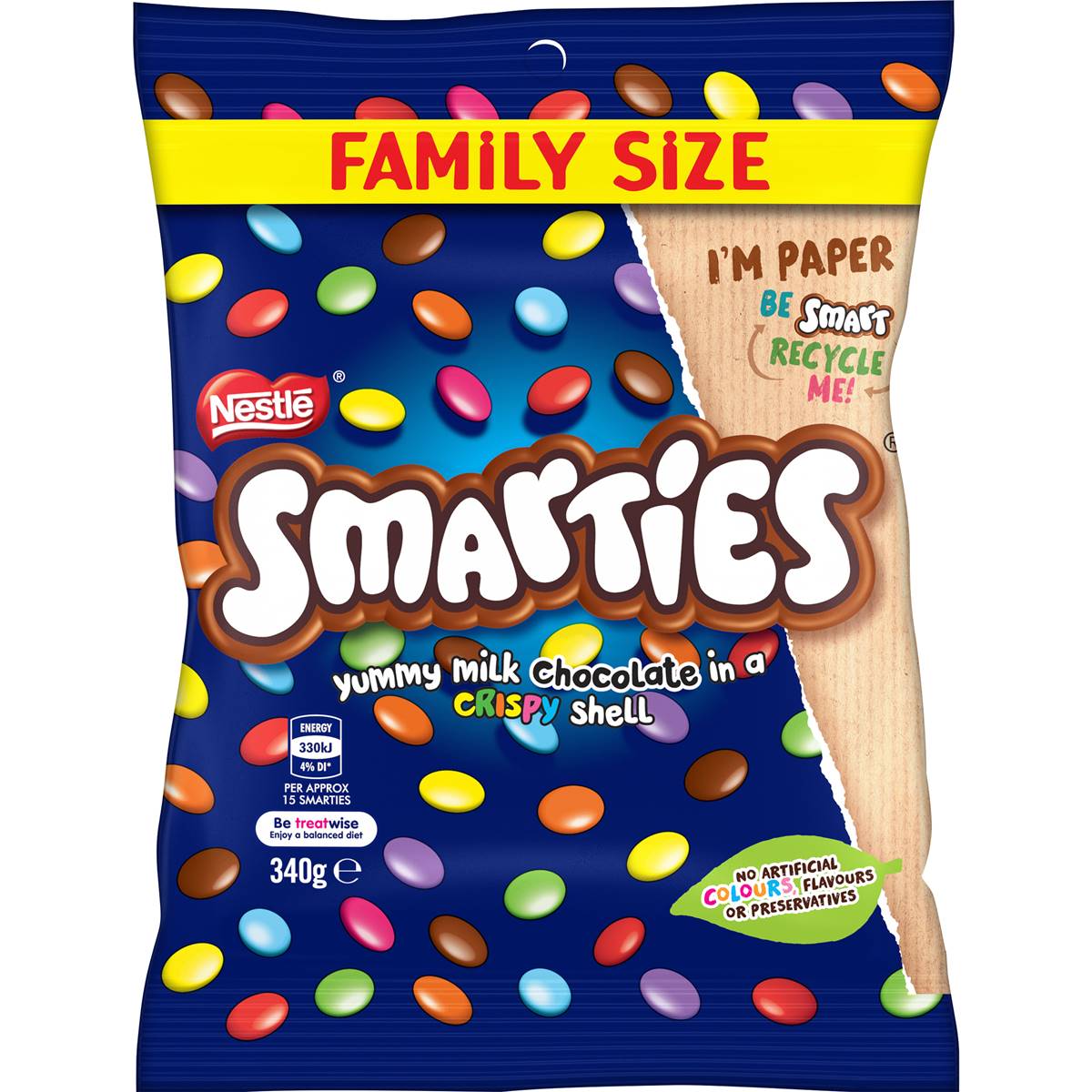 Nestle Smarties Party Size 340g