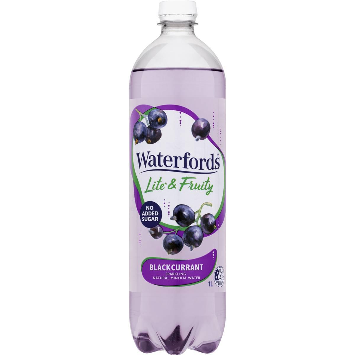 Waterfords Lite & Fruity Blackcurrant 1l