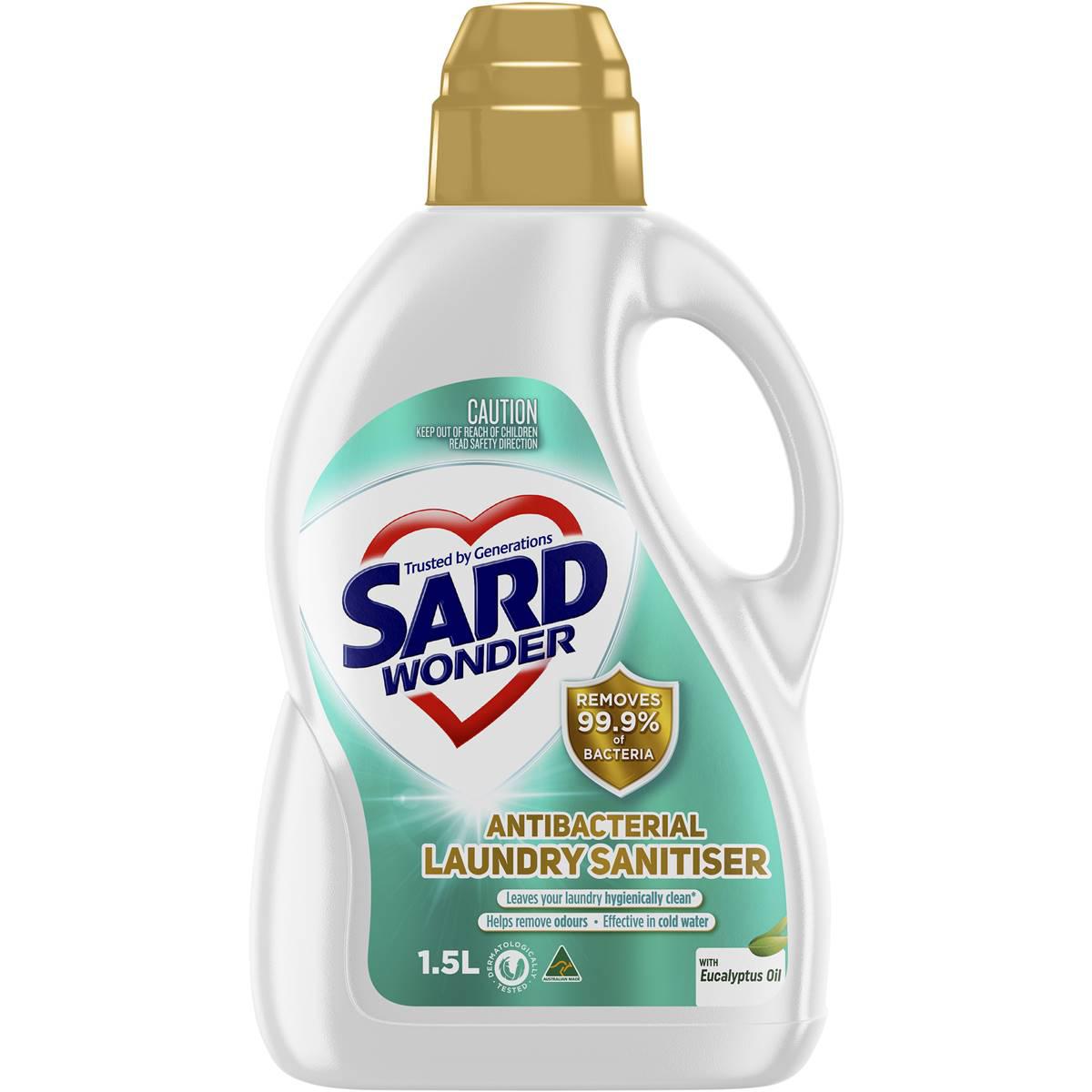 Sard Laundry Liquid Sanitiser Antibacterial Disinfectant 1.5l