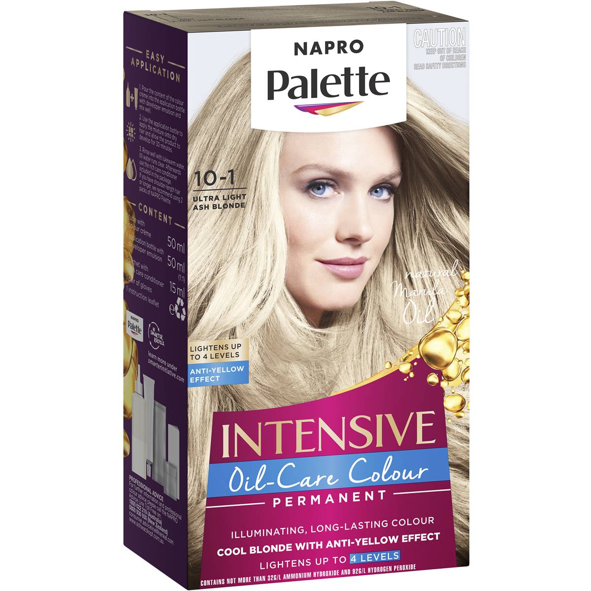 Napro Palette 10.1 Light Ash Blonde Permanent Colour 1 Pack