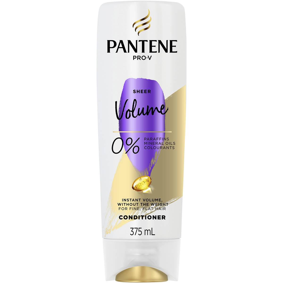 Pantene Pro-v Sheer Volume Conditioner For Fine Hair 375ml