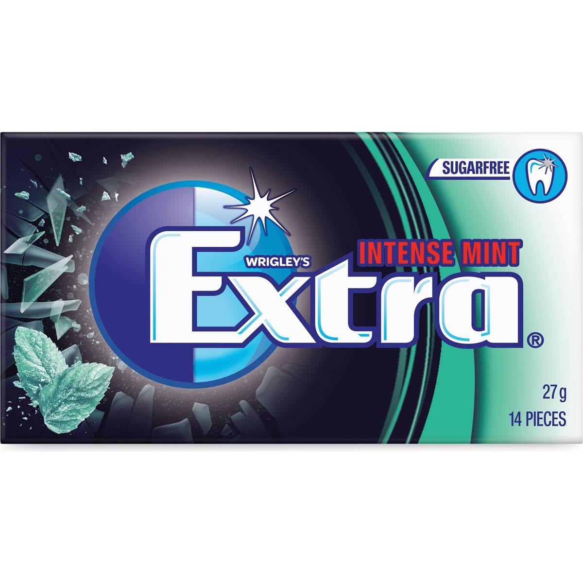 Extra Intense Mint Sugar Free Chewing Gum 14pc 27g